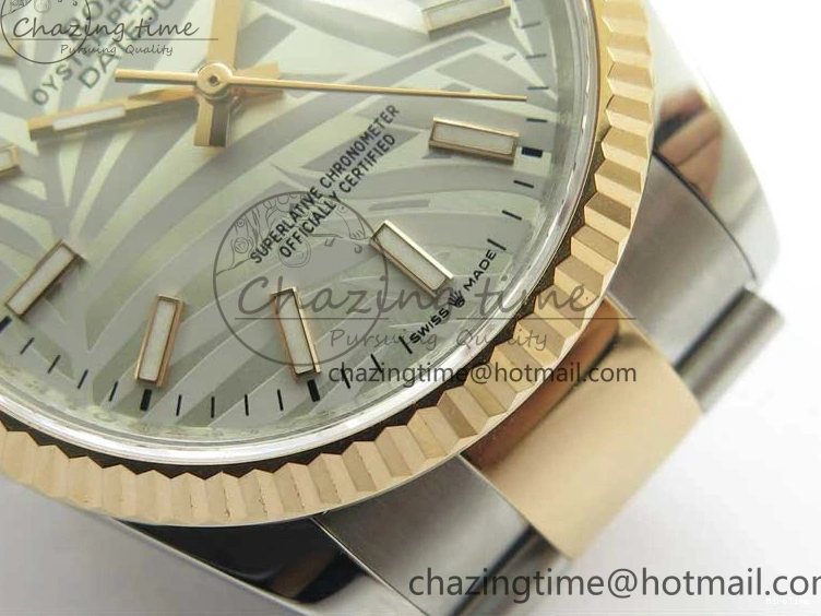 MiroTime 0324 Thermal DateJust 36 SS RG 126231 BP Maker 1:1 Best Edition Silver Gray Dial on Oyster Bracelet 2509